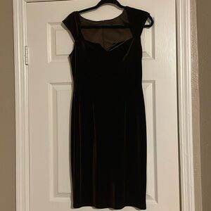 David Meister velvet dress